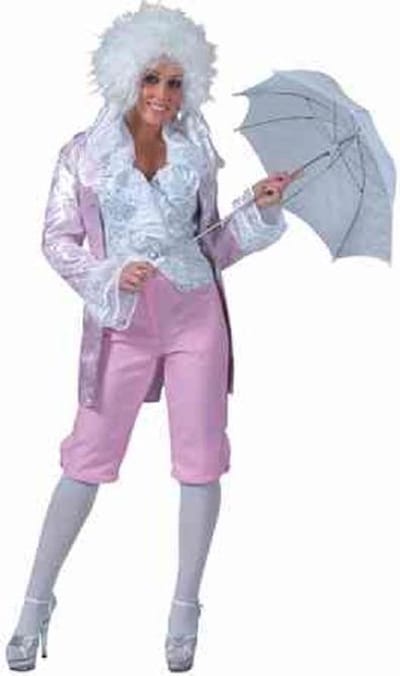 Verkleedkleding | Rococo Pink | Maat 36 - 38 | Volwassenen | Vrouwen | Carnavalskleding