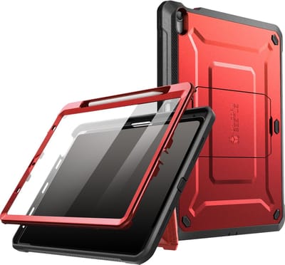 SUPCASE Full Cover Hoes Geschikt Voor iPad Air 5 / Air 4 - 10.9 inch - Rood