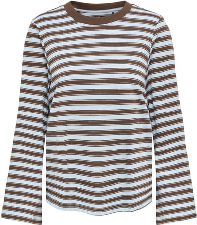 Regular fit shirt met lange mouwen van puur katoen model 'LUNA'