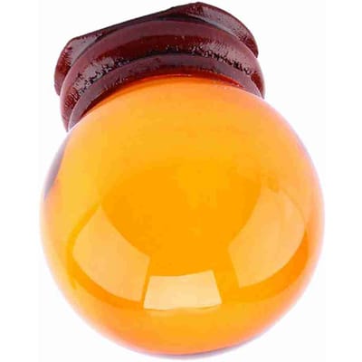 1 stuk Aziatische zeldzame natuurlijke kwarts amberkleurige kristallen helende bol 40 mm + standaard