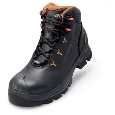 uvex 2 MACSOLE® 6523241 Hoge veiligheidsschoenen ESD S3 Schoenmaat (EU): 41 Zwart, Oranje 1 paar