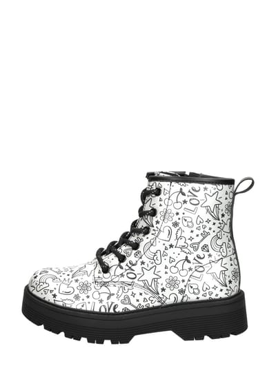 Skechers Gravlen Hi - Doodle Down Meisjes Laarzen - Zilver