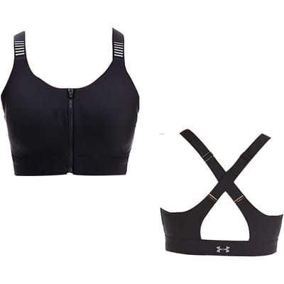 Under Armour Sportbeha High Impact Reflecterende Ritssluiting - Dames