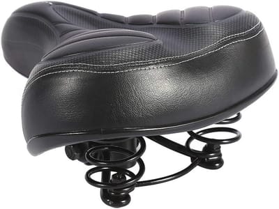 Ergonomisch en Comfortabel Fietszadel voor Racefietsen, Mountainbikes en Stadsfietsen - Ademend Ontwerp met Schokabsorberende Veer