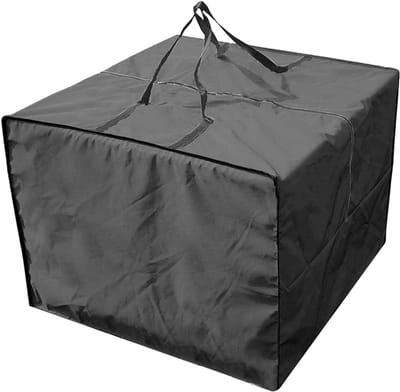 SNJY® Opbergbox Tuinkussenbox - Opbergbox Tuin - Opbergkist Buiten - Kussen Opbergtas - 80D x 80B x 60H cm - Zwart