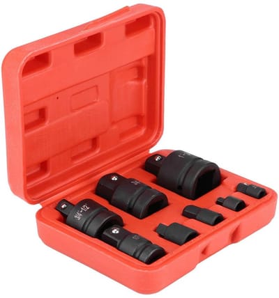 Dailygoods - Hoogwaardige dopsleutel-converter-adapterset - 8-delig - Geschikt voor professioneel gebruik - Duurzaam chroom-molybdeen-staal - Perfect...