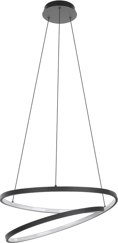 EGLO Ruotale Hanglamp - LED - Ø 55 cm - Zwart/Wit