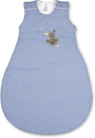 Babyslaapzak Ezel Lichtblauw Maat 50/56 | Comfortabel en Meegroeiend