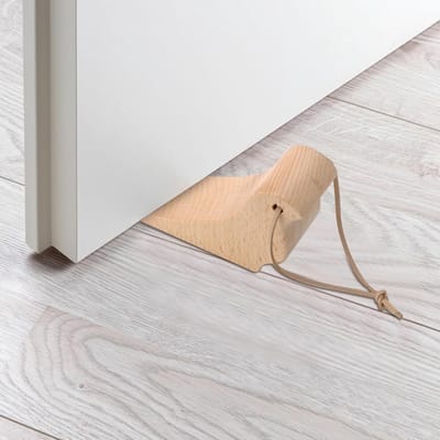 Set van 2 antislip deurwiggen in vogelvorm met koord voor alle soorten deuren en gebruiksgemak