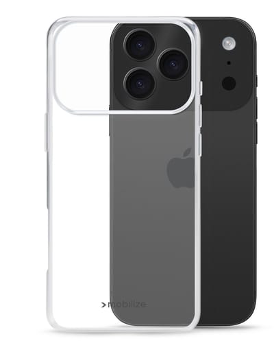 Mobilize Doorzichtig Hoesje geschikt voor Apple iPhone 17 Pro Telefoonhoesje Flexibel TPU | Mobilize Gelly Backcover | Doorzichtig Telefoonhoesje iPhone 17 Pro | iPhone 17 Pro Case | Back Cover - Transparant