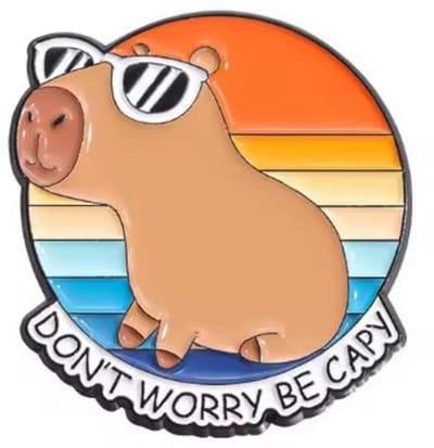 Pin Broche - enamel pin - kledingspeld - Capibara zon