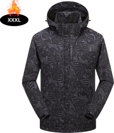 Livano Windjas Heren - Parka - Lente & Herfst - Jas - Volwassen - Windjack - Windbreaker - Outdoor - Zwart - XXXL