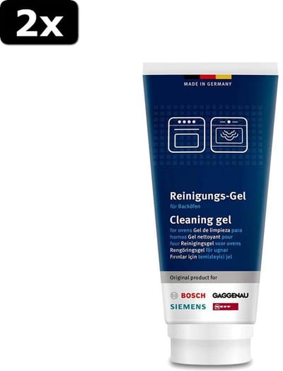 2x Bosch 00311859 Reinigingsgel Voor Ovens - 200 Ml