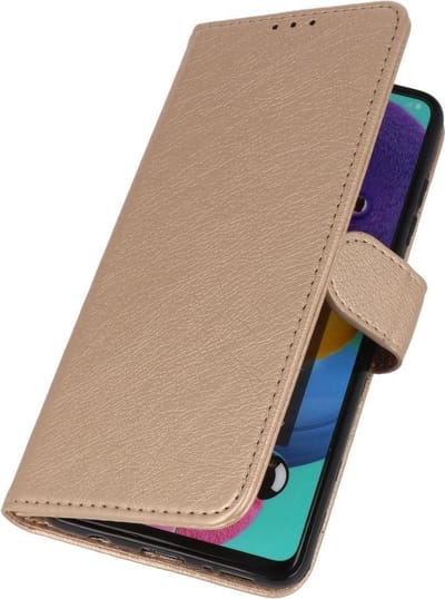 Hoesje Geschikt voor Samsung Galaxy S20 Ultra - Book Case Telefoonhoesje - Kaarthouder Portemonnee Hoesje - Wallet Cases - Goud