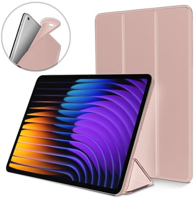 ChiGuard Hoesje geschikt voor Xiaomi Mi Pad 7 / Mi Pad 7 Pro Hoesje – Shock Proof Hoesje – Smart Cover - Rose