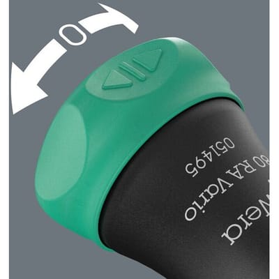 Wera 80 RA Vario Ratelschroevendraaier - 1/4 (6,3 mm), kleurloos