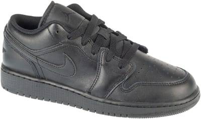 Air Jordan 1 Low GS, voor een jongen, Zwart, Sneakers, maat: 36,5