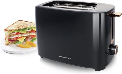 Emerio TO-125131.1 - Broodrooster - 2 sneetjes - Regelbare thermostaat