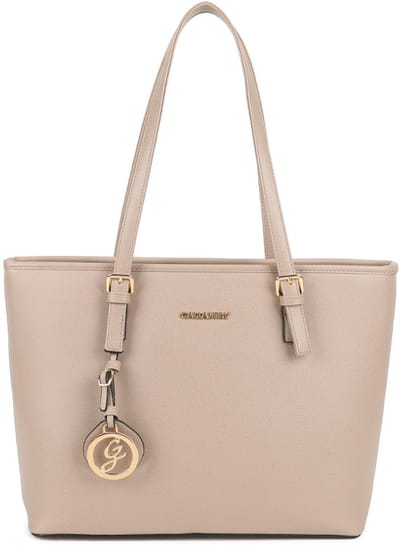 Gallantry® - Schooltas - Dames Tassen - Schoudertas - Handtas met rits - Handtas - Werktas - Taupe