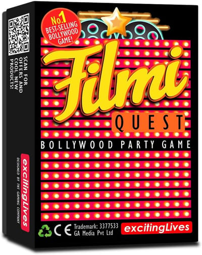 Bollywood Film Party Spel: Trivia & Actie Spel voor Familie en Vrienden