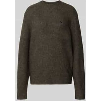 Gebreide pullover met gestikt logo model 'CURTIS'