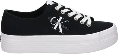 Calvin Klein Vulcanized Flatform Laceup Co Veterschoenen Laag - zwart - Maat 40