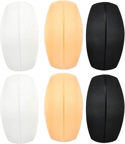 KELERINO. Comfortabele Silicone Schouder Pads voor BH-Bandjes Multipack Bandjes