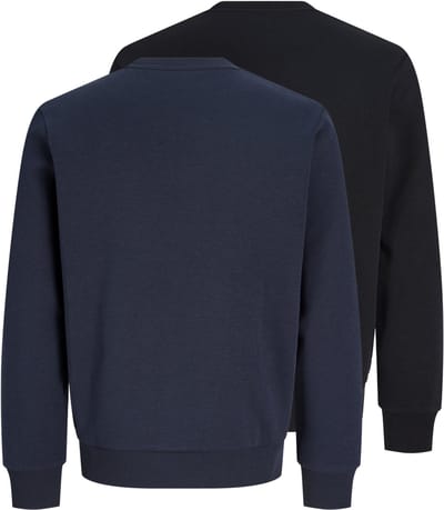 JJ REBEL JREBREBEL LOGO SWEAT CREW NECK 2-PACK MP Heren Trui - Maat S