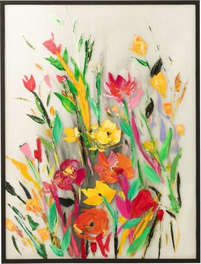 J-Line schilderij Wild Flower - acryl - mix