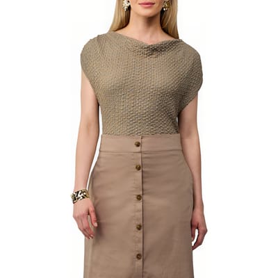 s.Oliver  T-shirts Beige Größe: 38 | Blusen Outlet | Damen | Braun