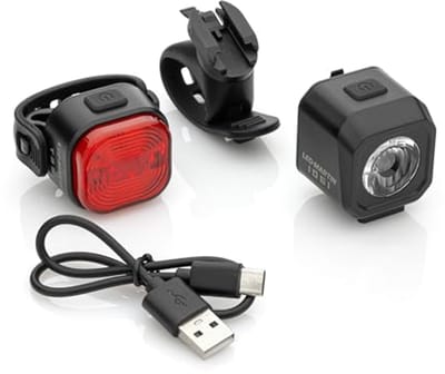 Fietsverlichtingsset met maximale helderheid | USB oplaadbare en waterdichte fietslamp
