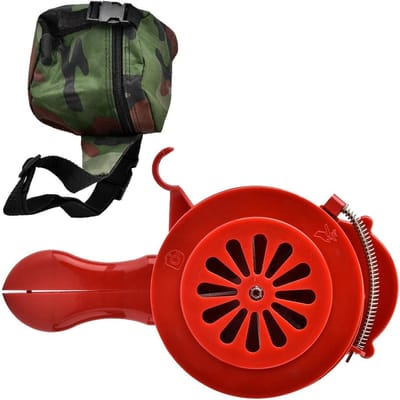 Draagbaar Handzwengel Alarm Plastic Behuizing Handmatig Bedienbaar Luchtalarm