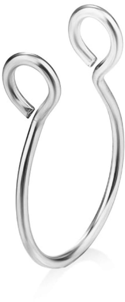 Scoby - Neuspiercing - Nep septum ring - Klem piercing zonder gaatje - Fake Nose Ring - One size - Zilverkleurig