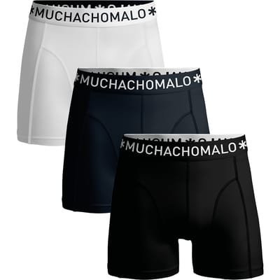 Muchachomalo Boxershort heren – 3 Pack – 95% Katoen – Heren Ondergoed – Kleding – Stevig Ondergoed – Onderbroeken Heren