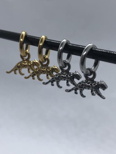 Oorbellen Leopard Yehwang Panter Oorringen Luipaard