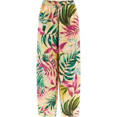 Guess W5gb11wh9c2 Palazzo Fit Broek Veelkleurig S Vrouw