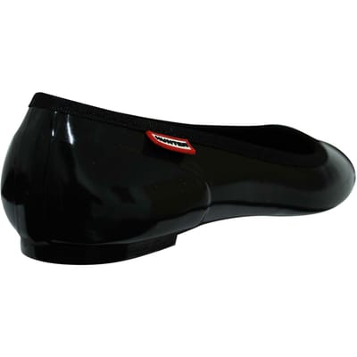 Hunter Original Womens Zwart Ballet Schoenen