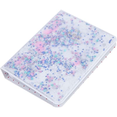 Drijfzand Kralen 64 Vakken 3 Inch Mini Fotoalbum Voor Instax Camera Foto's(blauw) blauw