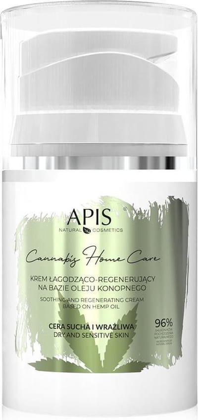 Cannabis Home Care kalmerende en regenererende crème op basis van hennepolie 50ml