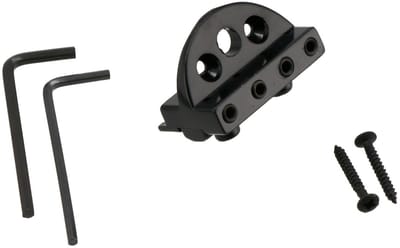 Locking nut voor headless basgitaar - Fazley 10677 - Zwart