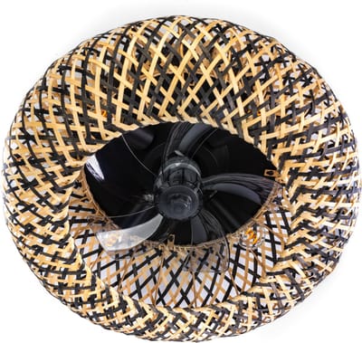 Expo Trading ETH - Plafondventilator No. 8 Otis Ø 50 cm beige zwart