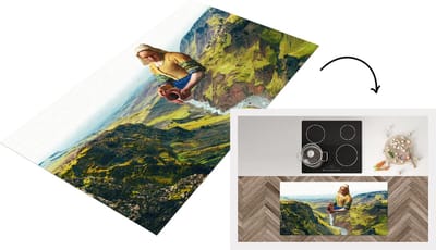 Keukenloper - Loper keuken - Melkmeisje - Vermeer - Natuur - 120x60 cm - Keukenloper vinyl
