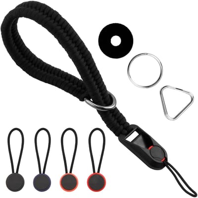 Dailygoods- Camerapolsriem met snelsluiting - Verstelbare camerariem - Polslus voor DSLR - Robuust nylon touw - Duurzaam en veilig