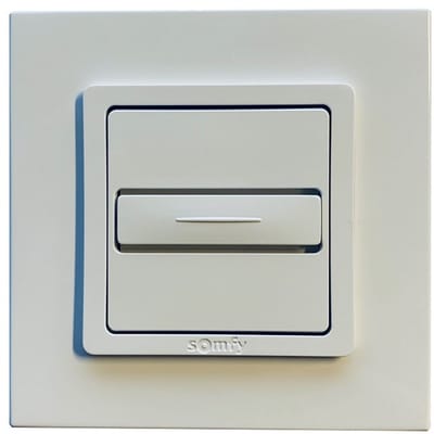 Somfy Inbouw drukknop Inis Uno met automatisch nulpunt