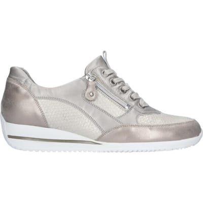 Dames Veterschoenen Waldlaufer Himona Stein Taupe Platina - Maat 6