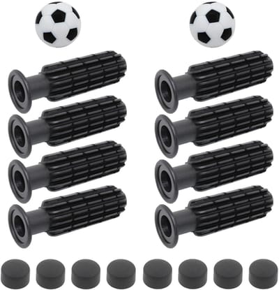 Tafelvoetbal Handgrepen - Vervangende Onderdelen - Spel Verbeteren - Verbeterde Grip Controle - 8 Getande Handgrepen - Set