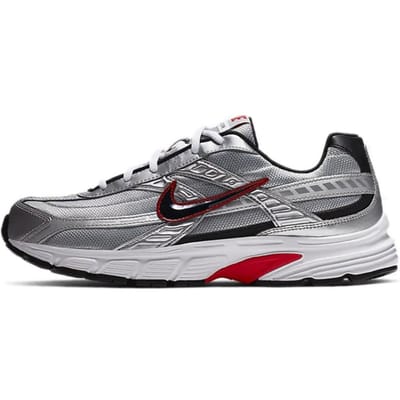 Nike Initiator Metallic Zilver Rood Heren Sneakers Zwart Wit 394055-001 46 gray