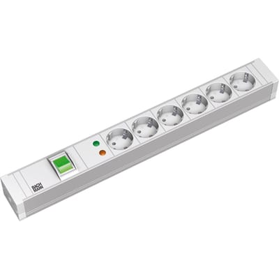 BACHMANN 19 PDU PVC 6xCEE7/3 Schakelaar