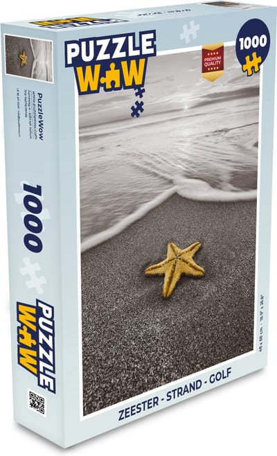 Puzzel Zeester - Strand - Golf - Legpuzzel - Puzzel 1000 stukjes volwassenen
