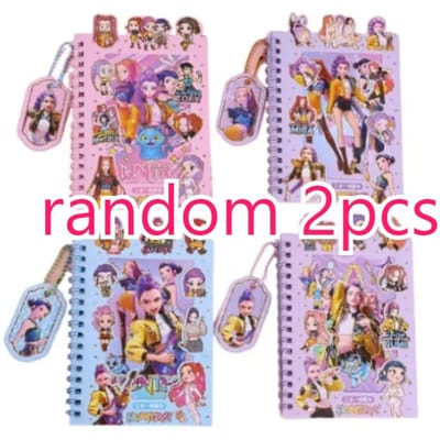 K-POP Demon Hunters 3-in-1 Spiraal Notebook Stickers DIY Journal Materiaal Telefoonhoes Decoratie Stickers Schrijfwaren Cadeau voor Fans